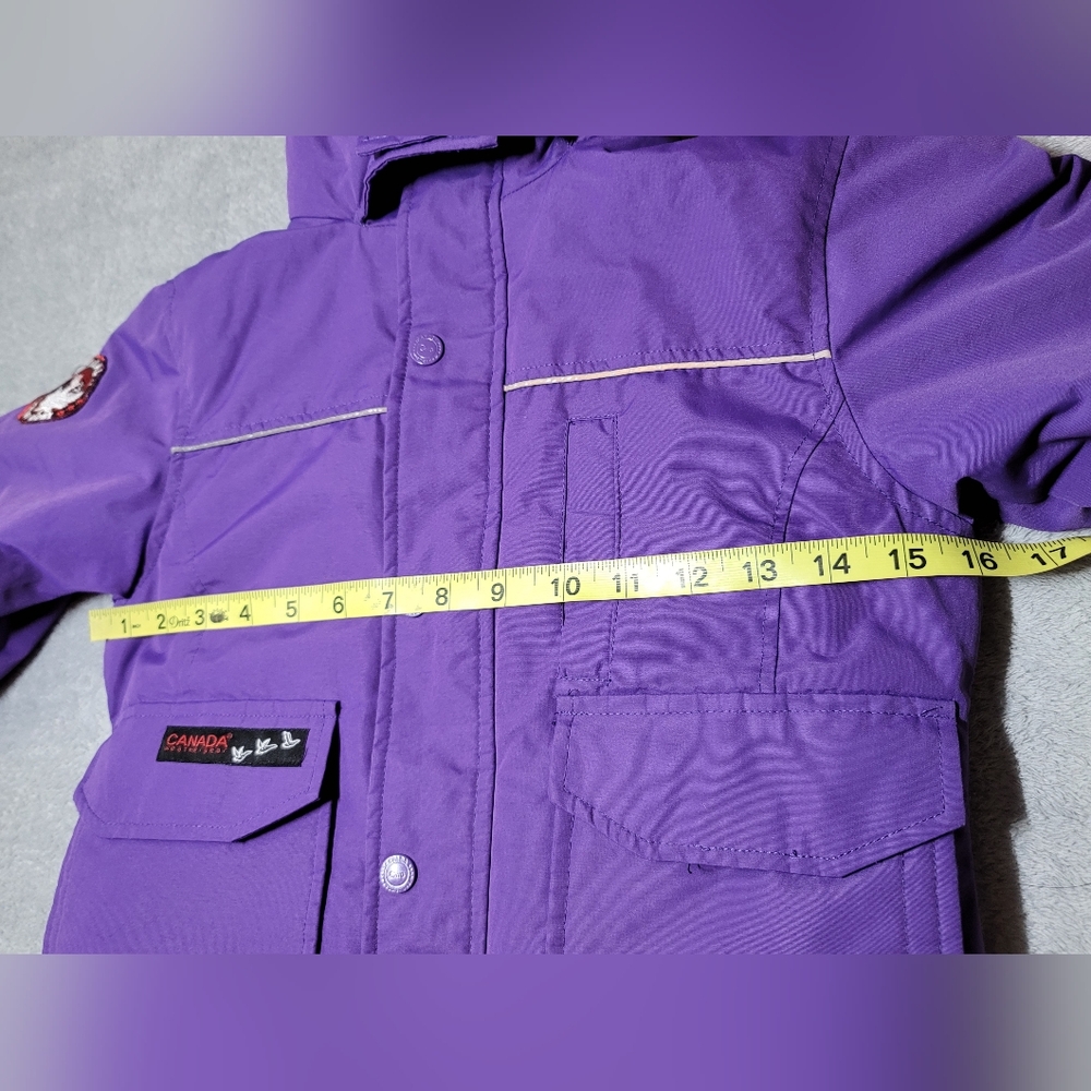 Canada Weather Gear 2pc Snowsuit Set Size 4 Purple - Picture 7 of 16